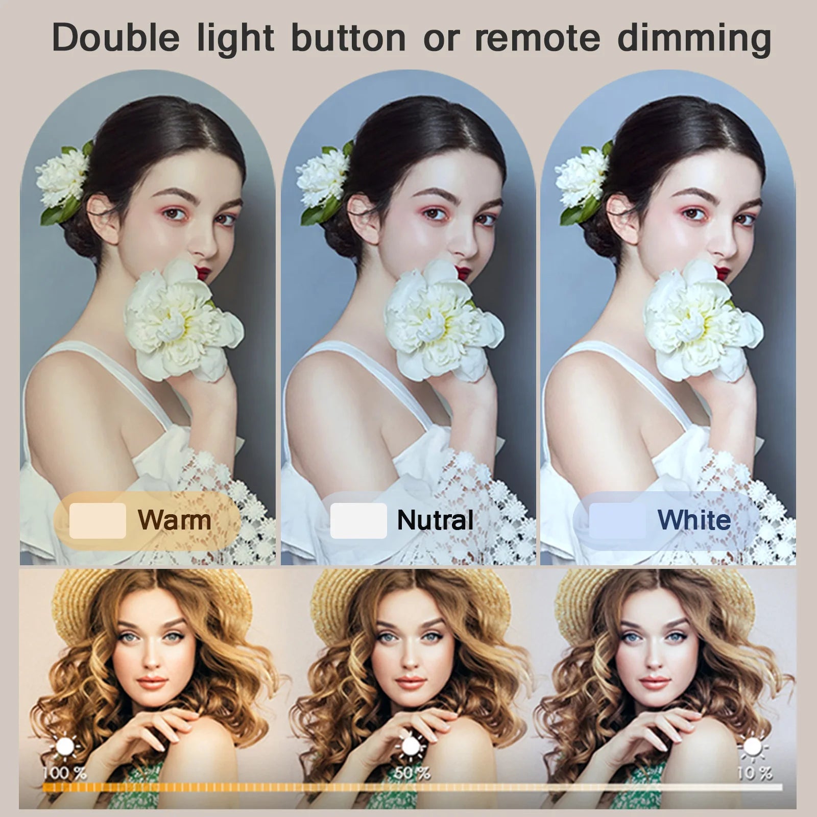 Adjustable Bi-Color LED Video Light: Perfect for Photography & Vlogging