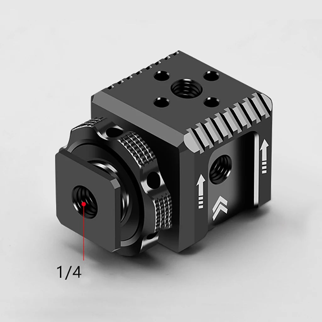 DSLR Triple Cold Shoe Mount Adapter: Versatile & Durable for Cameras