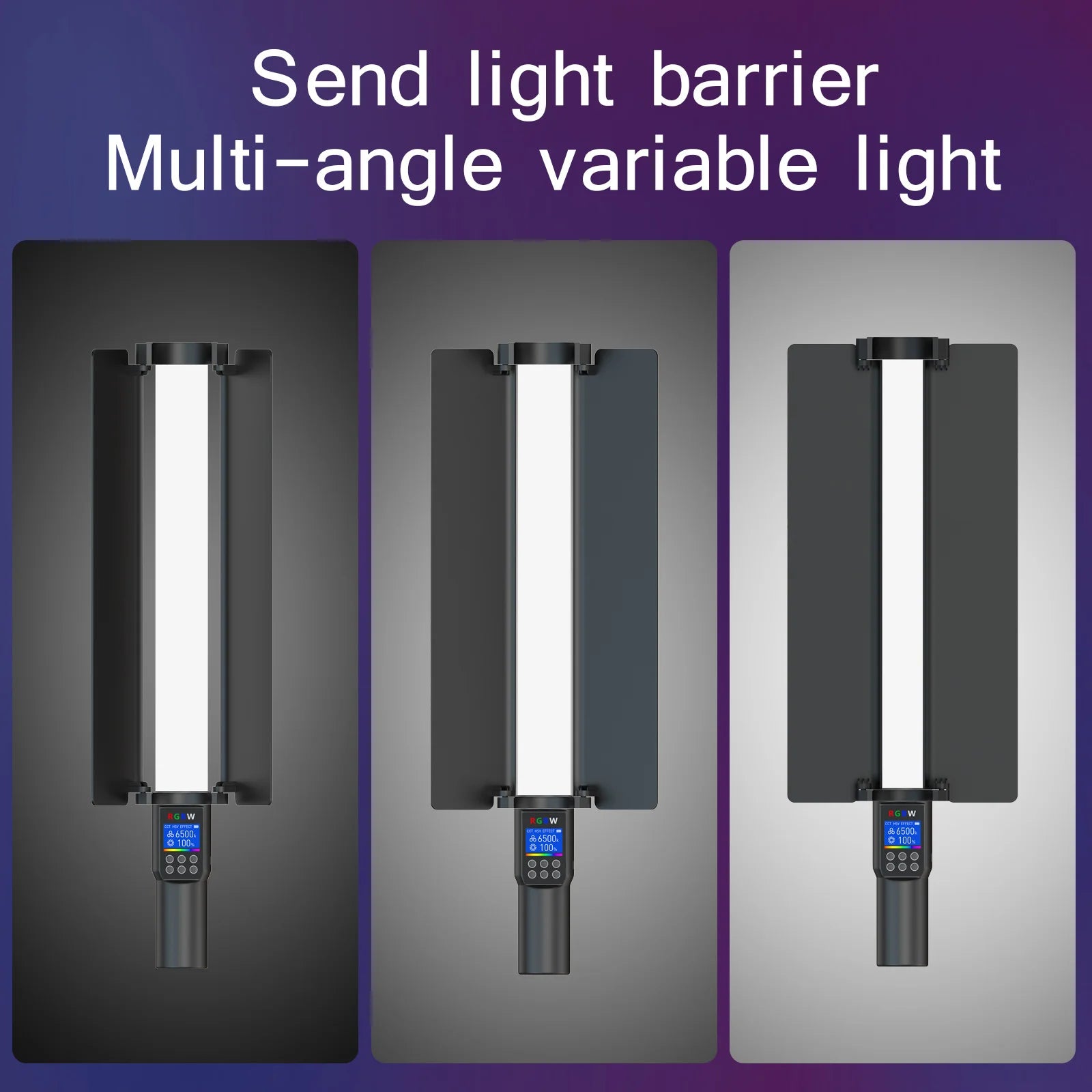 55cm RGB Light Stick: Versatile Effects, True Color, Long Battery