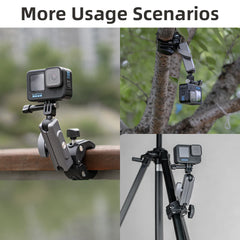 Outdoor Camera Mount: 360° Rotation, Secure on Any Vehicle